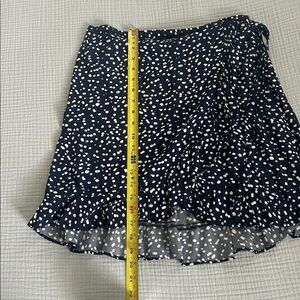 J Crew faux wrap mini, rayon